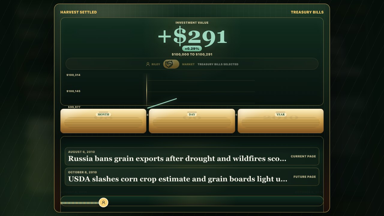 Harvest Ledger play animation screenshot